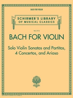 G. Schirmer Bach For Violin