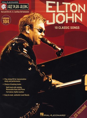 Hal Leonard Jazz Play Along Elton John