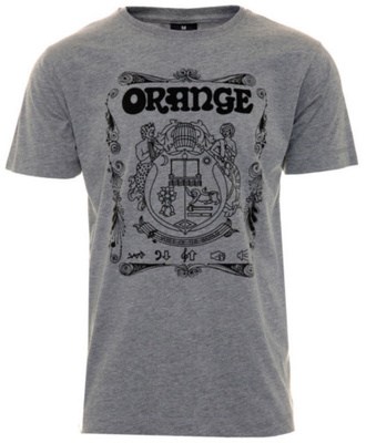 Orange T-Shirt Crest Grey XL