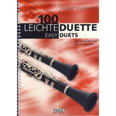 Hage Musikverlag 100 Leichte Duette Klarinette