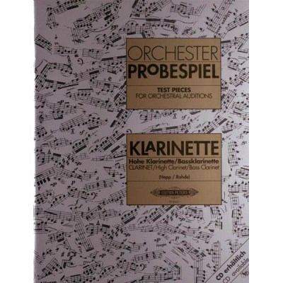 C.F. Peters Orchester Probe Klarinette