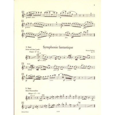 C.F. Peters Orchester Probe Klarinette