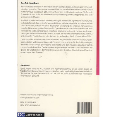 GC Carstensen Verlag Das PA Handbuch