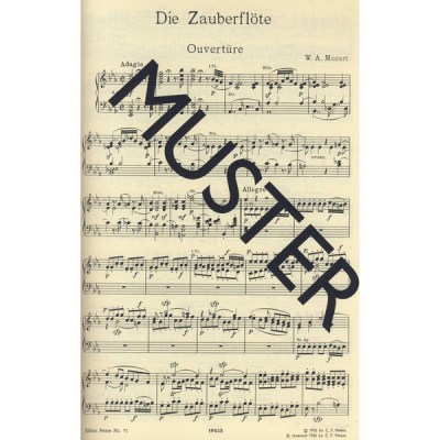 C.F. Peters Mozart Zauberflote KV 620
