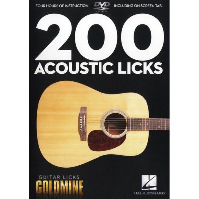 Hal Leonard 200 Acoustic Guitar Licks