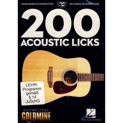 Hal Leonard 200 Acoustic Guitar Licks