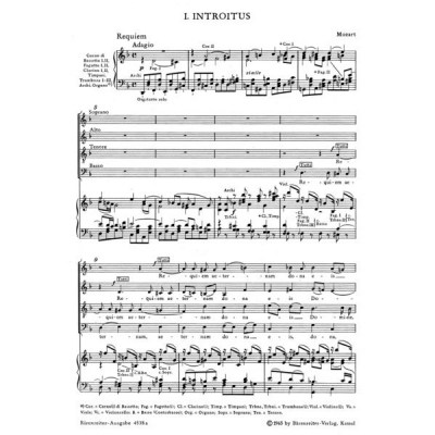 Barenreiter Mozart Requiem KV626