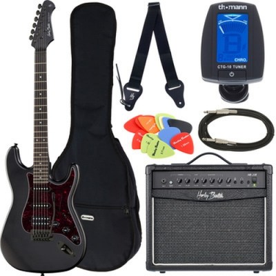 Harley Benton ST-20HSS Standard SBK Bundle