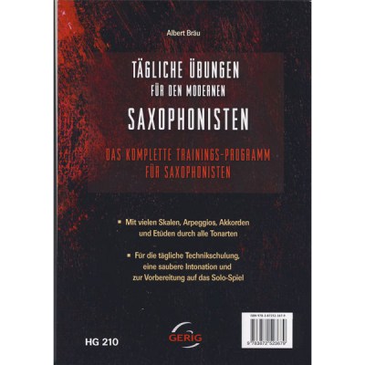 Gerig Musikverlag Tagliche Ubungen Saxophonist