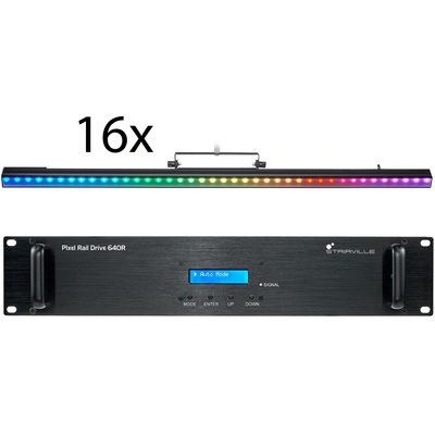 Stairville LED Pixel Rail 40 RGB Bundle 2