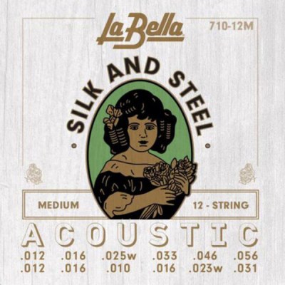 La Bella 710-12M Silk & Steel