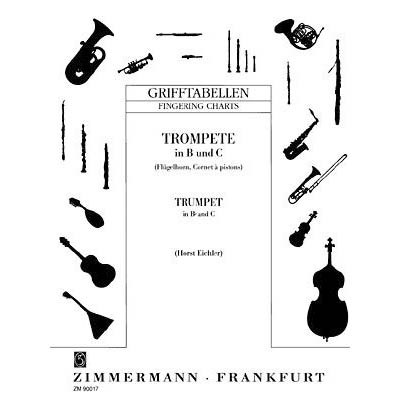 Zimmermann Verlag Fingering Chart Trumpet