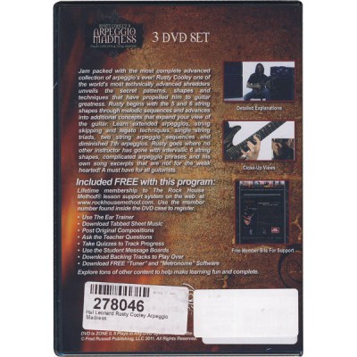 Hal Leonard Rusty Cooley Arpeggio Madness