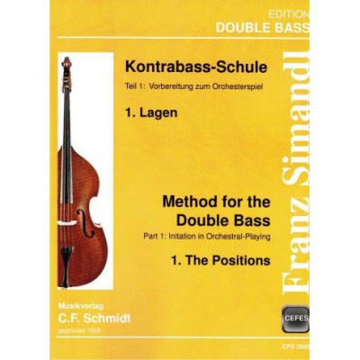 C.F. Schmidt Musikverlag Simandl Method Double Bass 1