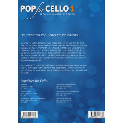 Schott Pop For Cello 1