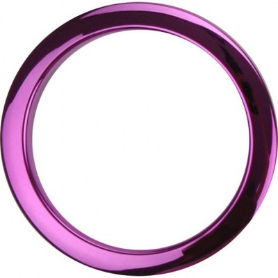 Bass Drum O's 4" Purple Chrome round HCP4