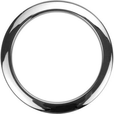 Bass Drum O's 4" Chrome round HC4