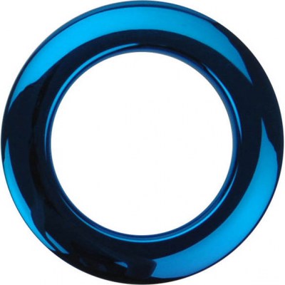 Bass Drum O's 2" Blue chrome round HCB2