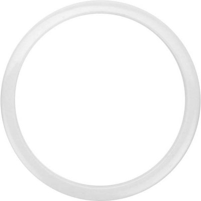 Bass Drum O's 6" White round HW6