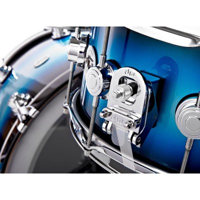 DW Maple Mahogany Silver Blue Bur