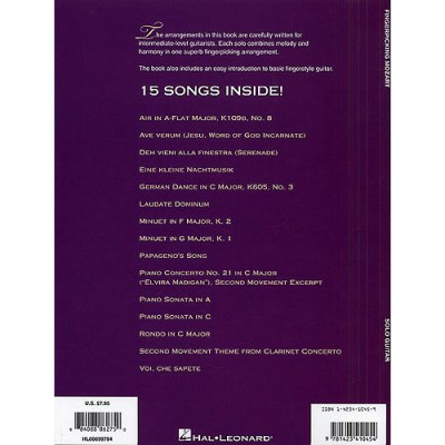 Hal Leonard Fingerpicking Mozart