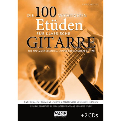 Hage Musikverlag 100 Etudes Classical Guitar