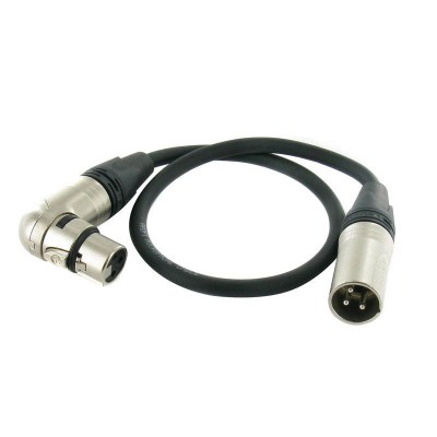 pro snake XLR Patch Angled female 0.5m