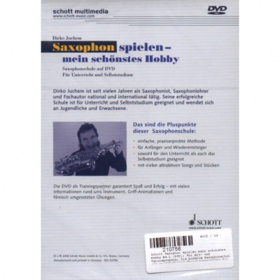 Schott Saxophon Spielen Hobby 1 DVD