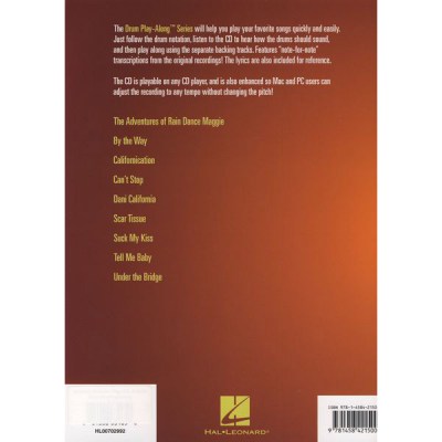 Hal Leonard Drum Along Red Hot Chili