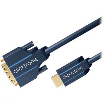 Clicktronic HDMI - DVI Casual Cable 7,5m