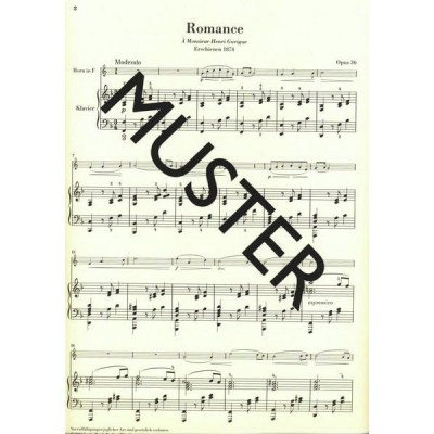 Henle Verlag Saint-Saëns Romances Horn