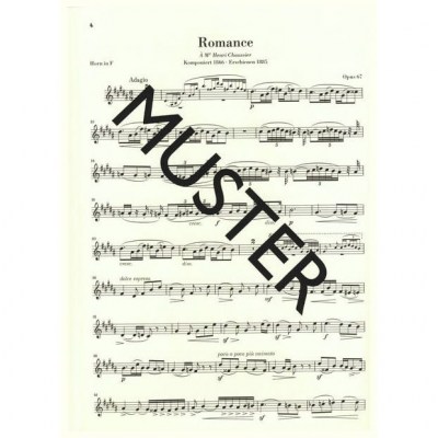 Henle Verlag Saint-Saëns Romances Horn