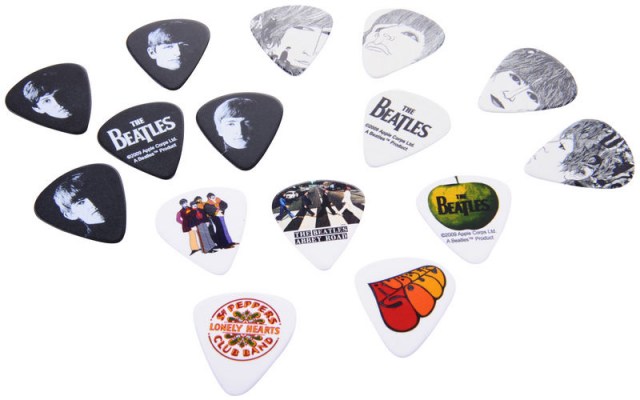 Planet Waves Beatles Stripes Pick box