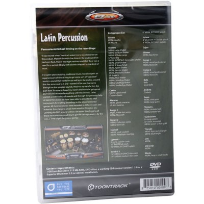 Toontrack EZX Latin Percussion