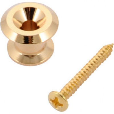 Harley Benton Parts Strap Button Gold