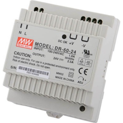 MeanWell SNT MW-DR60-24 Power Supply