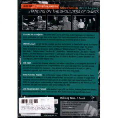 Hudson Music Steve Smith Drum Legacy (DVD)