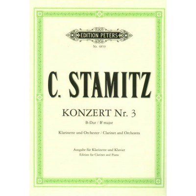C.F. Peters C. Stamitz Koncert Nr.3