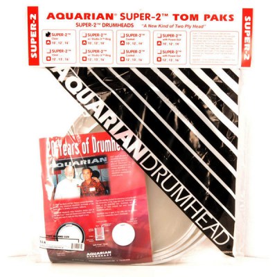 Aquarian QS2-A Drum Head Set Studio