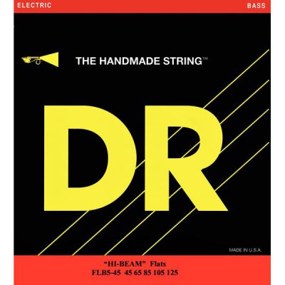 DR Strings DR B HIFL FLB5-45 Flatwound