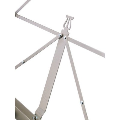 K&M 101 Music Stand Nickel Colored