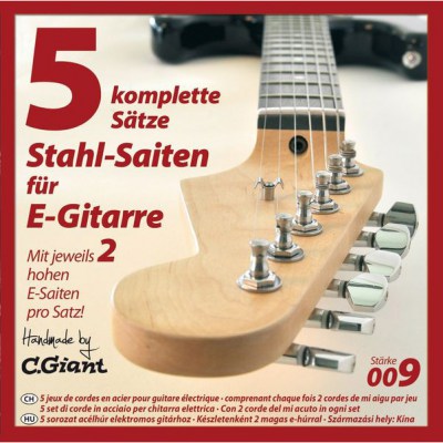 C.Giant E-Guitar String Set 5 pcs