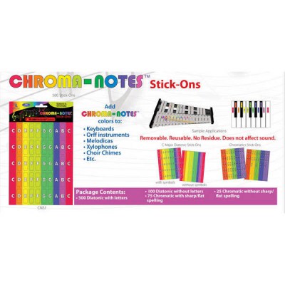 Boomwhackers Chroma-Notes Stick-Ons