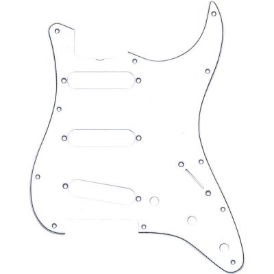 Fender Pickguard f.62Strat White