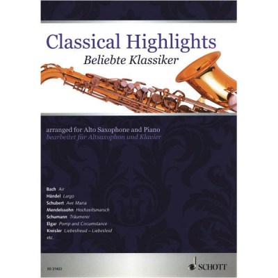 Schott Classical Highlights A-Sax