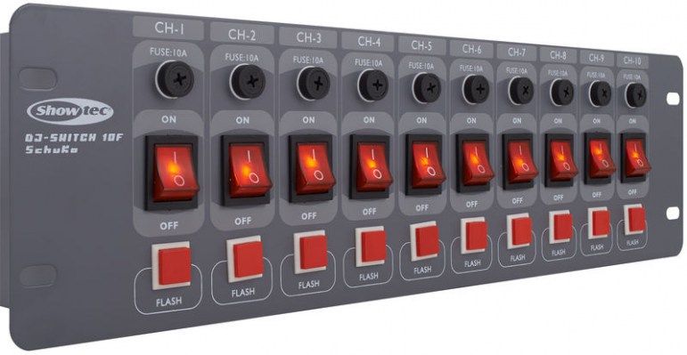 Showtec DJ Switch 10-F