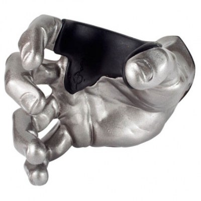 Guitar Grip Silver Metallic Male Hand RH