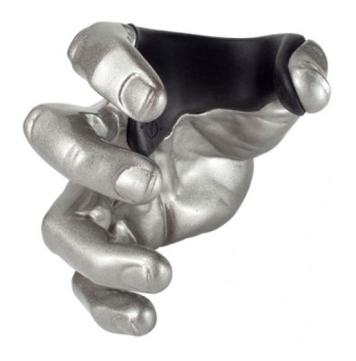 Guitar Grip Silver Metallic Male Hand RH