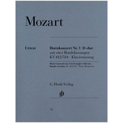 Henle Verlag Mozart Horn Concerto No.1