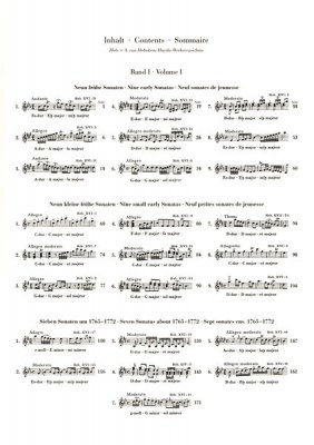 Henle Verlag Haydn Complete Piano Sonatas 1
